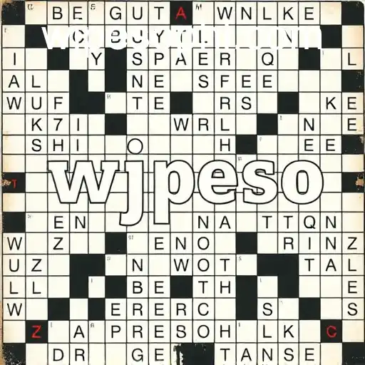 The Intriguing World of Crossword Puzzles and the Enigmatic 'wjpeso' Phenomenon